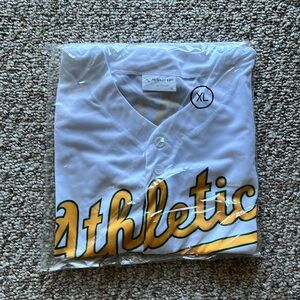 Oakland Athletics AAPI jersey giveaway still in bag